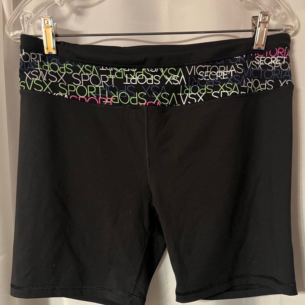 Victoria's Secret Sport Black Women's Knockout Shorts. Size L.  Worn once